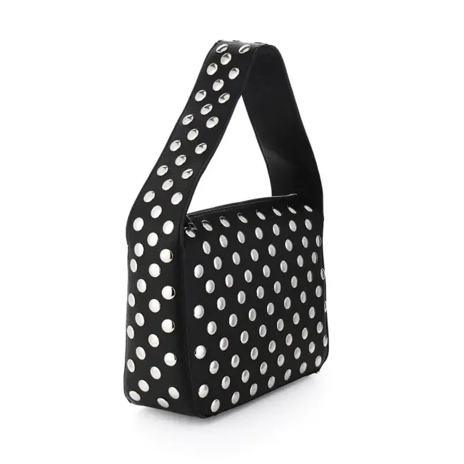 Luxe stud tas - Zwart