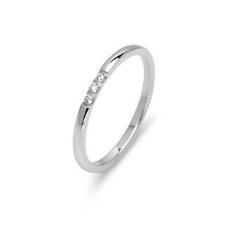 Melano Jewelry Friends Kyara cz ring - Zilverkleurig