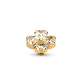 Melano Jewelry Twisted Heart Clover - Lemon