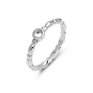 Melano Jewelry Twisted Tiana ring - Zilverkleurig