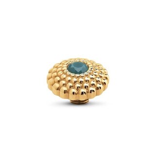 Melano Jewelry Vivid Lotus CZ - Retro Blue