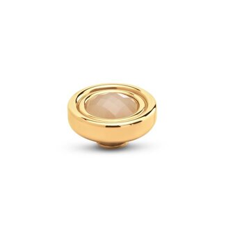 Melano Jewelry Vivid Button - Latte