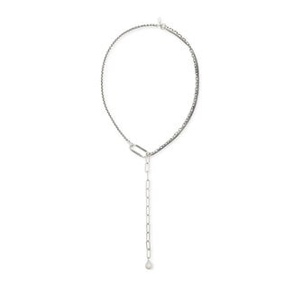 Buddha to Buddha Multi Chain Y-Ketting George Zilver - 50cm