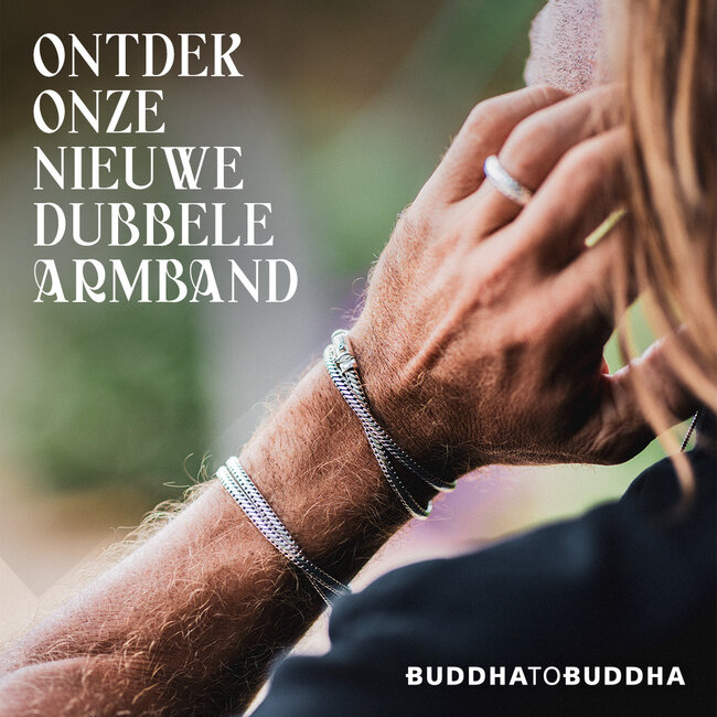 Armband Ben Mini Double Zilver