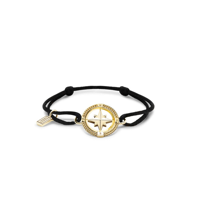 Koord Armband Barbara Compass Verguld