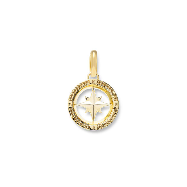 Hanger Barbara Mini Compass Verguld