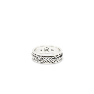 Buddha to Buddha Spinning Ring Nurul XS Zilver
