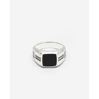 Buddha to Buddha Ring Tangguh Small Zilver Onyx