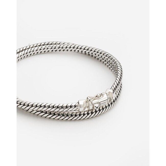 Armband Ben Mini Double Zilver