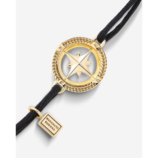 Koord Armband Barbara Compass Verguld