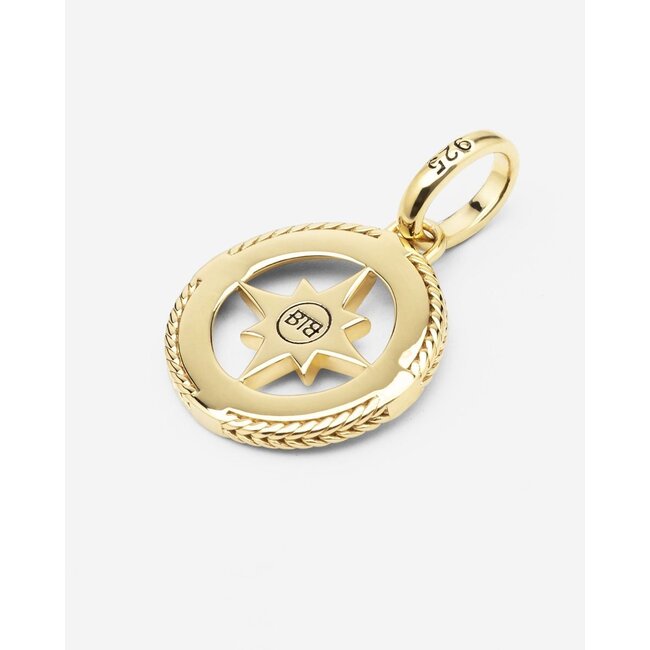 Hanger Barbara Mini Compass Verguld