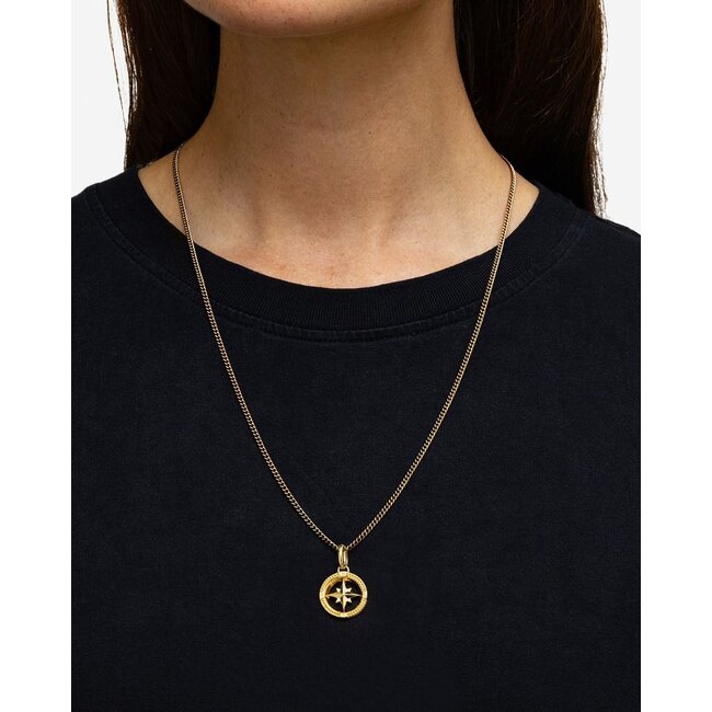 Hanger Barbara Mini Compass Verguld