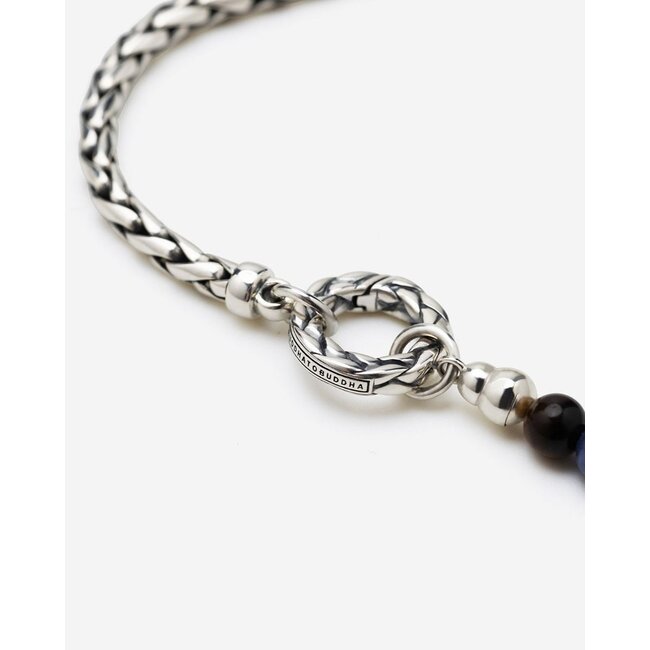 Stacking Ketting Spirit Bead Zilver Tiger Eye Sodalite