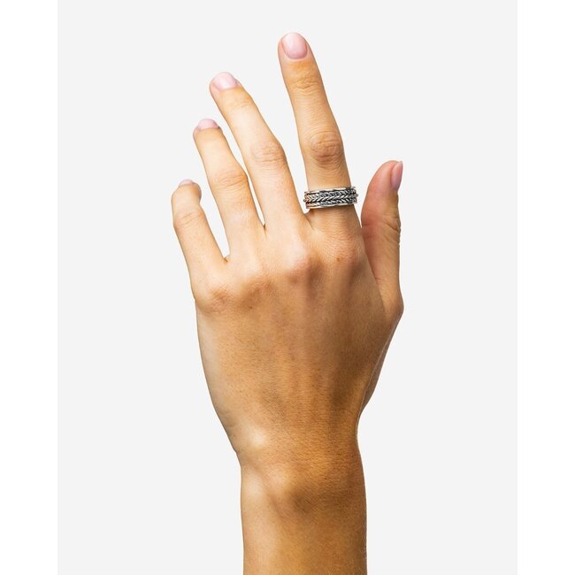 Spinning Ring Nurul XS Zilver