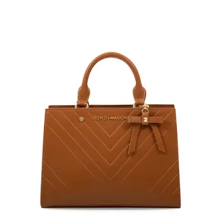 Bond and Mason The Sandra Handbag - Brown