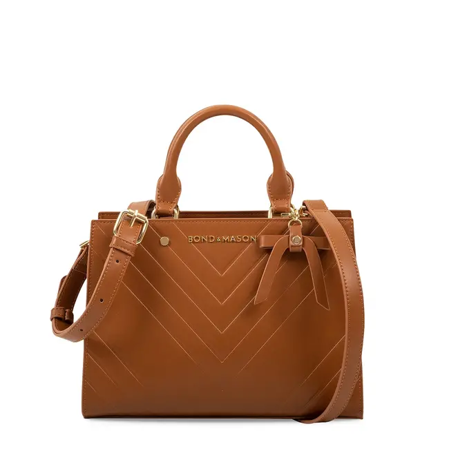 The Sandra Handbag - Brown