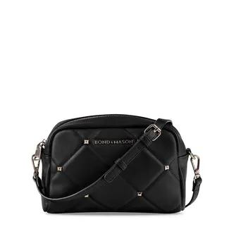 Bond and Mason The Charlie Crossbody Bag - Black