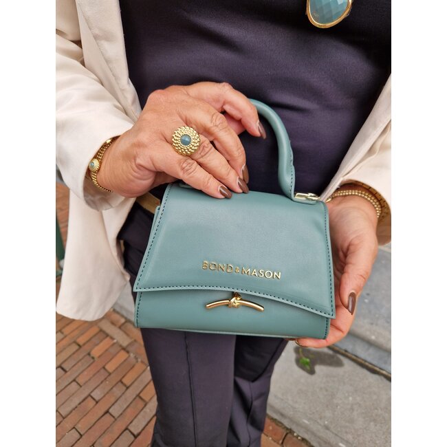 The Kimberly Handbag - Retro Blue