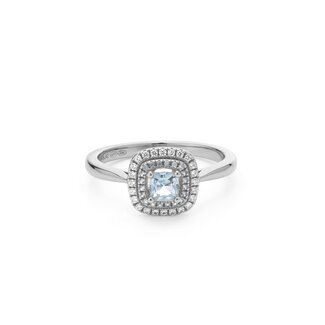 24Kae Ring met gekleurde stenen - 124153S