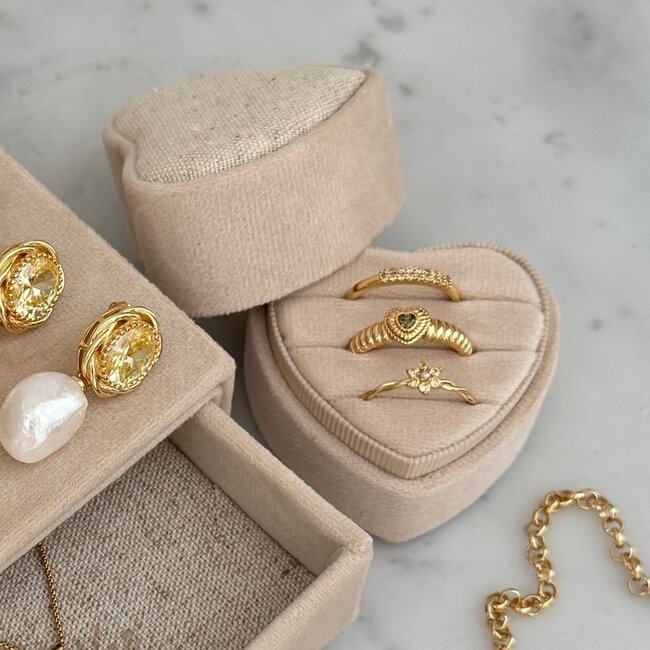 Ring met gekleurde stenen - 124163Y