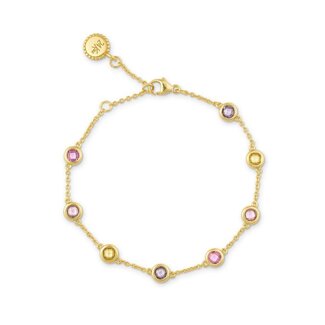 24Kae Armband met gekleurde stenen - 22483Y