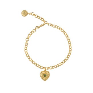 24Kae Schakelarmband met hart pendant - 22497Y