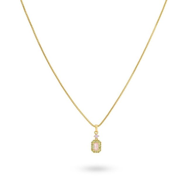 Ketting met vintage look hanger - 324100Y