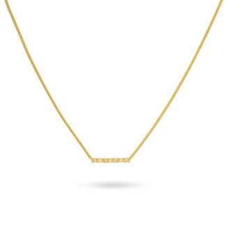 24Kae Ketting met gekleurde stenen - 324110Y