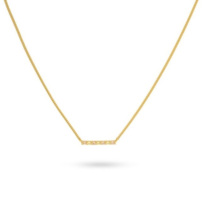 Ketting met gekleurde stenen - 324110Y