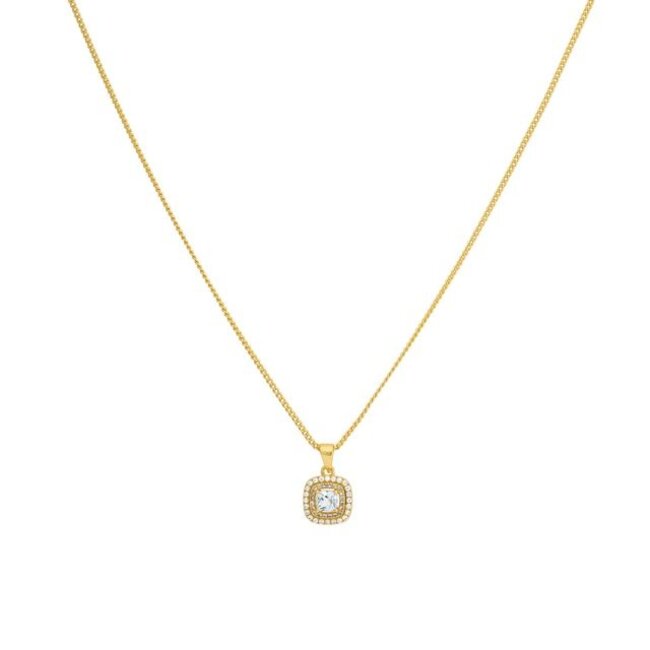 Ketting met vintage look hanger - 32492SY