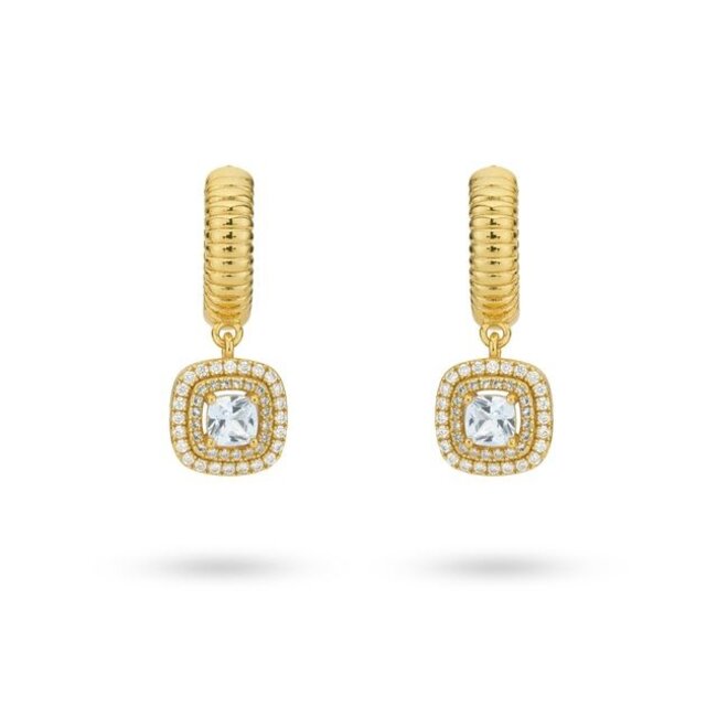 Oorring met vintage look bedel - 424136Y