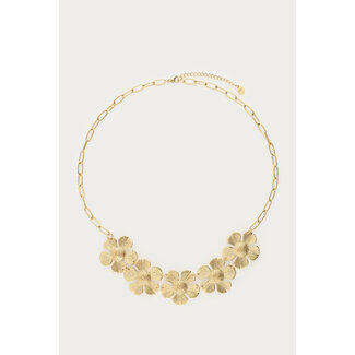 My Jewellery Schakel ketting met bloemen