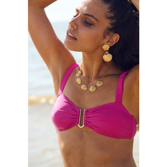 Mer ketting met vijf schelpen