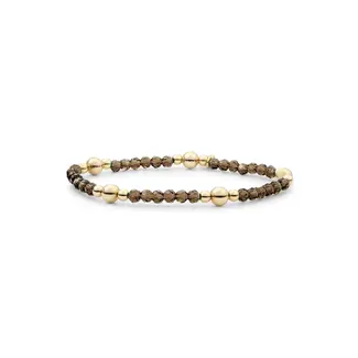 Sparkling Jewels Bold Mix Armband Smoky Quartz