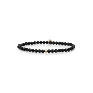 Sparkling Jewels Saturn Armband Small Onyx