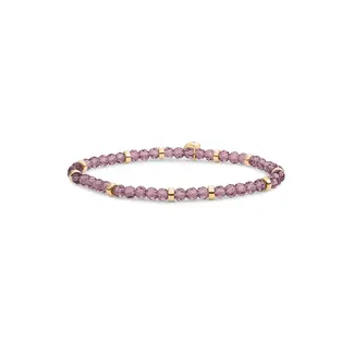 Sparkling Jewels Roundel Interstellar Armband Aubergine Quartz