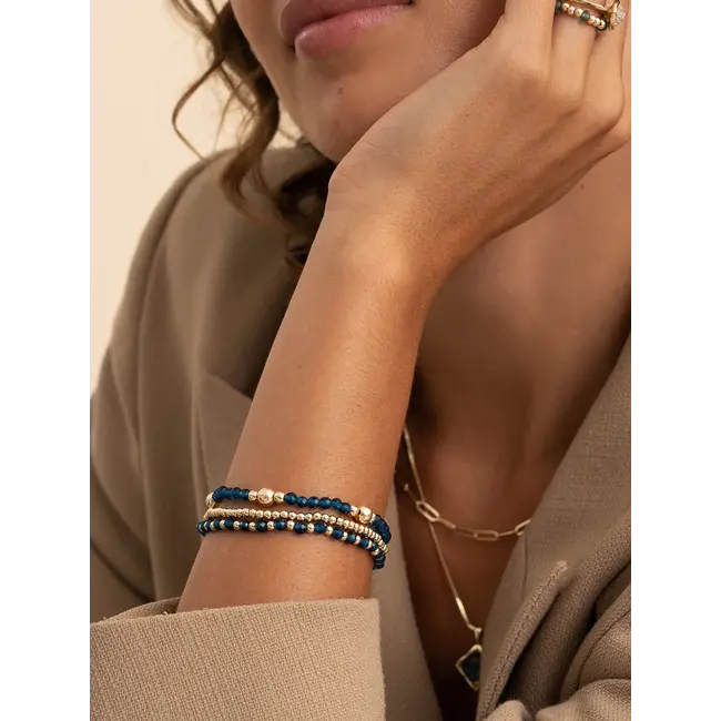 Interstellar Armband Ocean Topaz Quartz