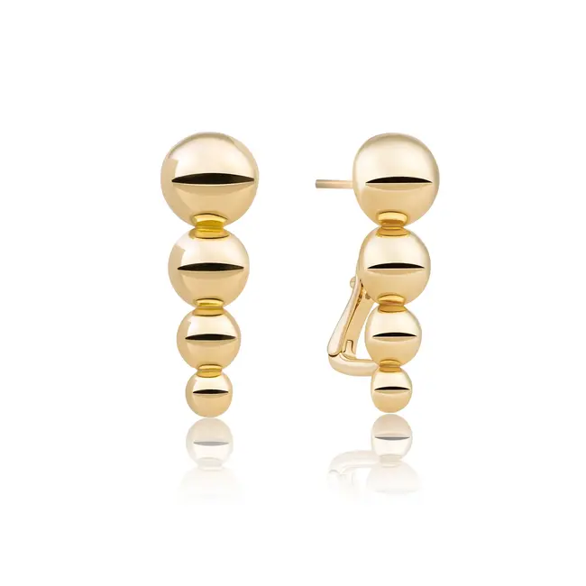 Bubble Push Back Oorbellen