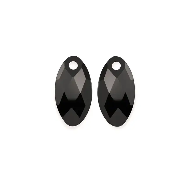 Oorbel Edelstenen Leaf Onyx