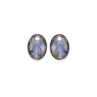 Sparkling Jewels Oorbel Edelstenen Medium Oval Labradorite