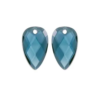 Sparkling Jewels Oorbel Edelstenen Blossom Ocean Topaz Quartz