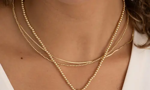 Hangers + Edelstenen Ketting