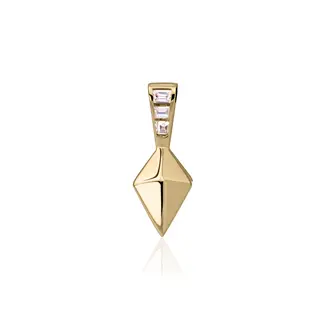 Sparkling Jewels Pendant Pyramid Edge Zirconia
