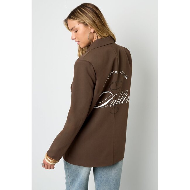 Yehwang Cocktailblazer - Bruin