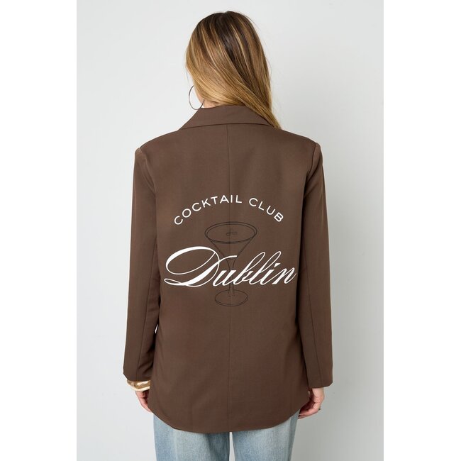 Cocktailblazer - Bruin
