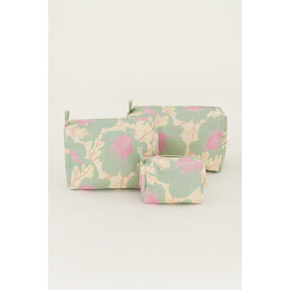 My Jewellery Groene toilettas set met jacquard