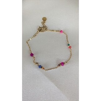 My Jewellery Armband met multikleur kralen