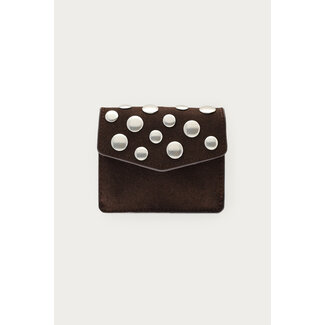 My Jewellery Bruine portemonnee met studs