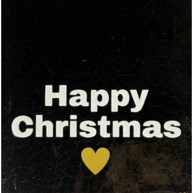 Tegeltje - Happy christmas