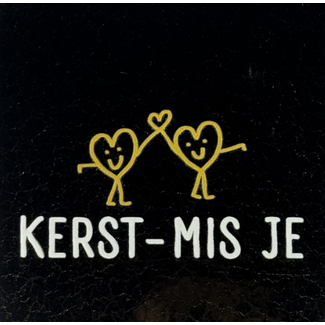 Yett Agenturen Tegeltje - Kerst-mis je